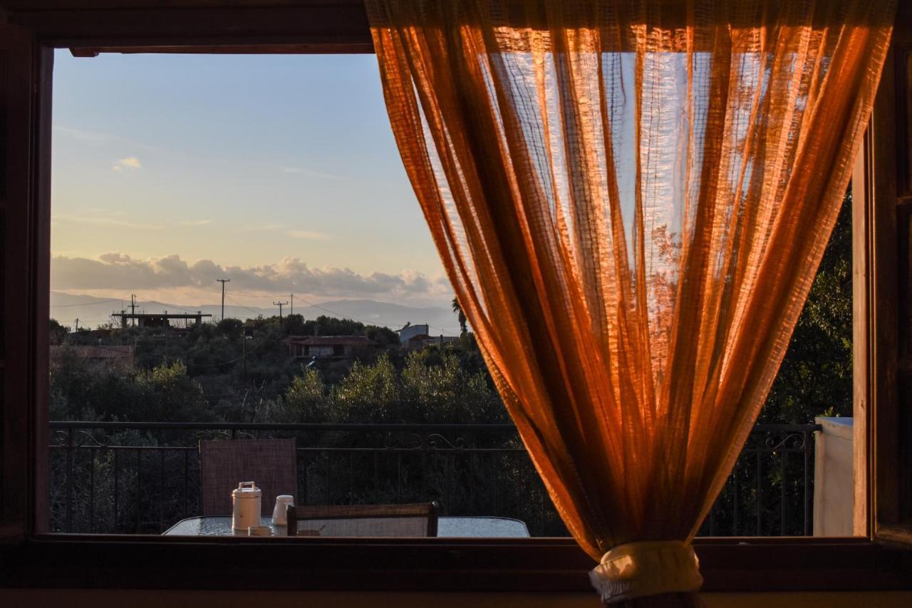 Amber Seaview Villa By The Olive Groves Kalamata Exterior photo