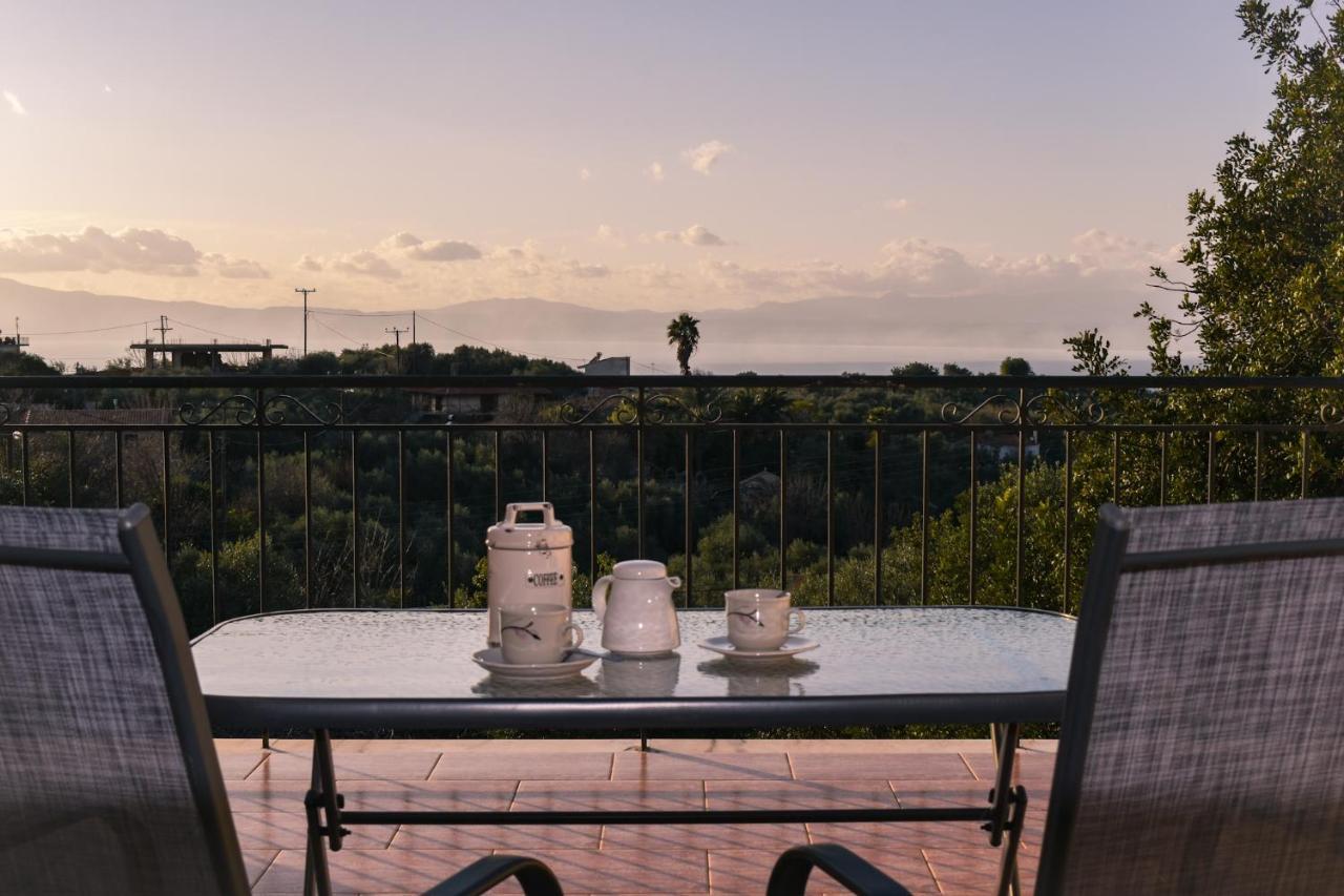 Amber Seaview Villa By The Olive Groves Kalamata Exterior photo